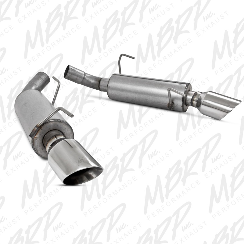 Ford Shelby GT500 Performance Exhaust - Rear - MBRP - Axle Back Dual Mufflers Armor Lite - `05-`10