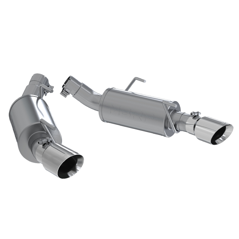 Ford Shelby GT500 Performance Exhaust - Rear - MBRP - Axle Back Dual Mufflers Armor Lite - `05-`10