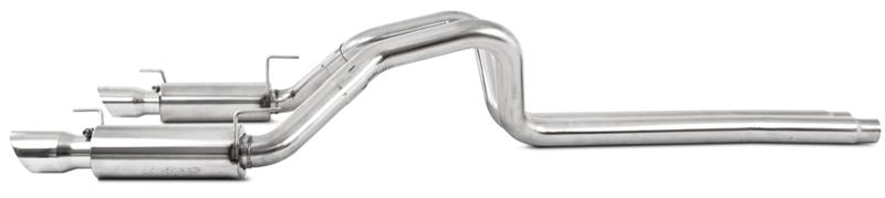 Ford Shelby GT500 Performance Exhaust - Rear - MBRP - Armor Plus Series, Dual Split Rear Exit, Race Version, T409 Stainless Steel - `05-`09