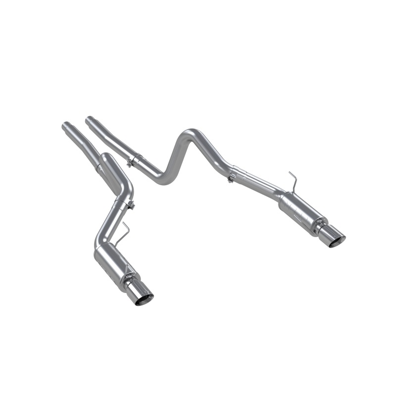 Ford Shelby GT500 Performance Exhaust - Rear - MBRP - Armor Plus Series, Dual Split Rear Exit, Race Version, T409 Stainless Steel - `05-`09