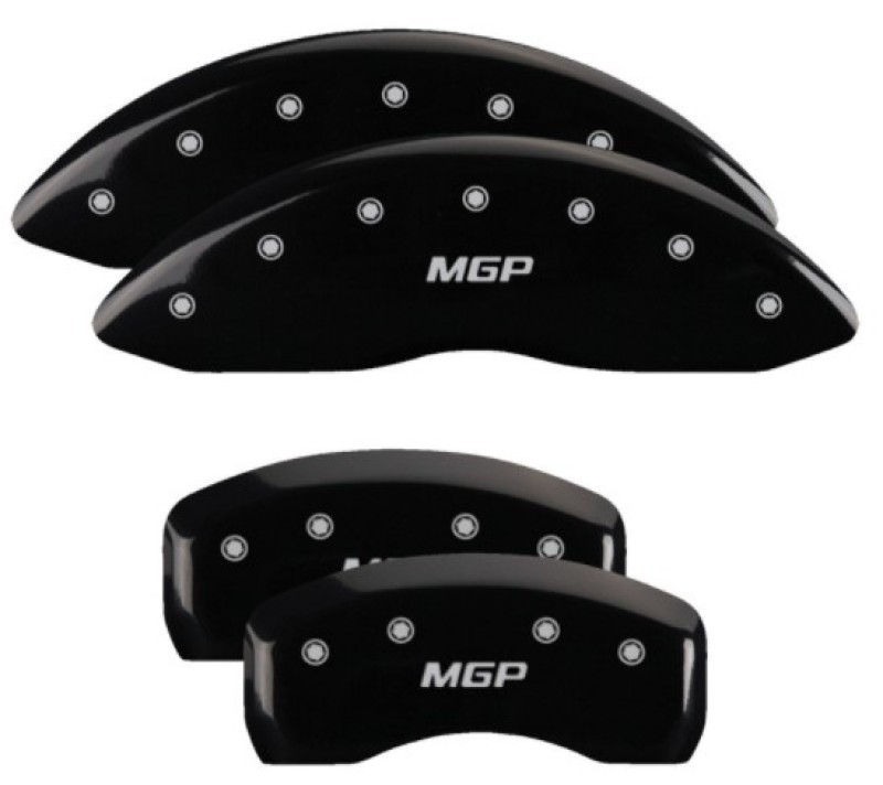 Ford Edge Caliper Covers - Front + Rear - MGP - Engraved, Silver Characters - Black - `19-`20 Ford Edge Caliper Covers - Front + Rear - MGP - Engraved, Silver Characters - Black - `19-`20