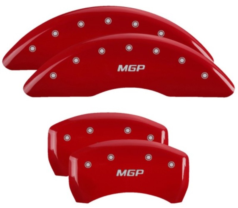 Volkswagen Atlas Caliper Covers - Front + Rear - MGP - MGP Engraved - Red - 2024+ Volkswagen Atlas Caliper Covers - Front + Rear - MGP - MGP Engraved - Red - 2024+