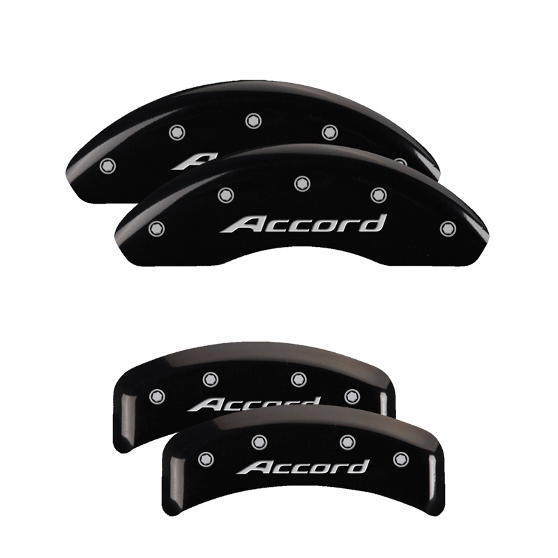 Honda Accord Brake Caliper Covers - MGP - Black - `08-`12 Honda Accord Brake Caliper Covers - MGP - Black - `08-`12