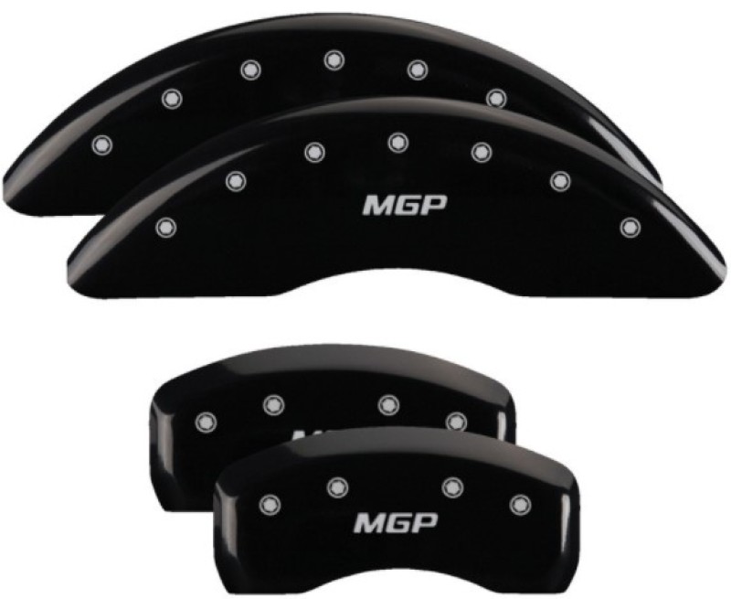 Kia Sportage Caliper Covers - Front + Rear - MGP - Engraved MGP Black Finish Silver Characters - Black - `20-`21 Kia Sportage Caliper Covers - Front + Rear - MGP - Engraved MGP Black Finish Silver Characters - Black - `20-`21