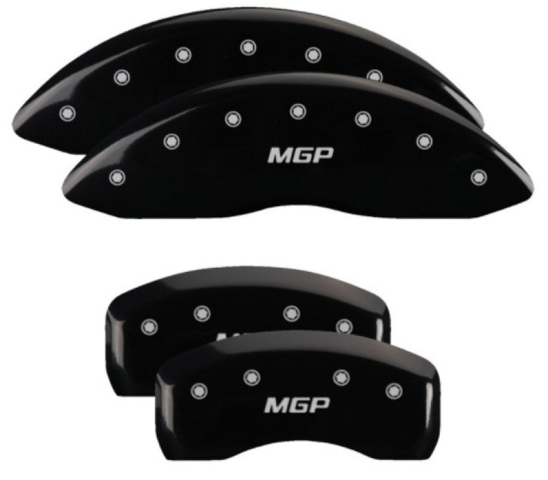 Lincoln Nautilus Caliper Covers - Front + Rear - MGP - MGP Engraved - Black - 2020 Lincoln Nautilus Caliper Covers - Front + Rear - MGP - MGP Engraved - Black - 2020