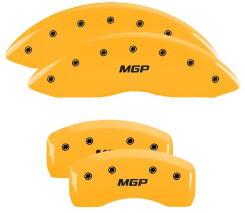 Lincoln Nautilus Caliper Covers - Front + Rear - MGP - Yellow - 2020 Lincoln Nautilus Caliper Covers - Front + Rear - MGP - Yellow - 2020