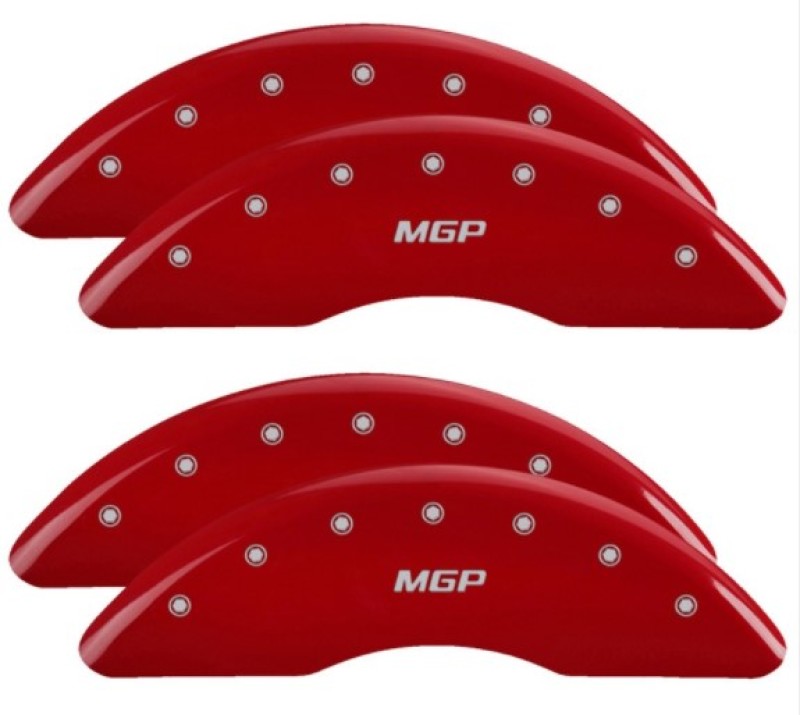 RAM 2500 Caliper Covers - Front + Rear - MGP - MGP Logo - Red - `19-`24
