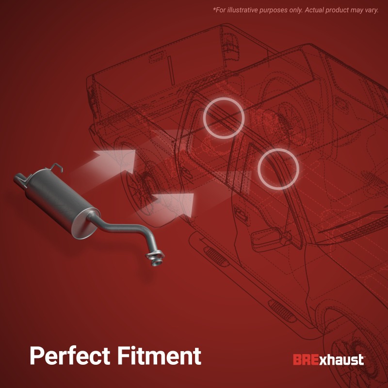 Hyundai Accent Performance Exhaust - Rear - Magnaflow - BRE Direct-Fit - `06-`11