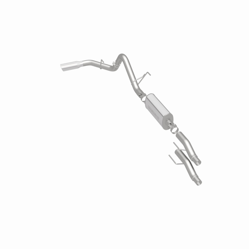 Ford F-150 Performance Exhaust - Magnaflow - Street Series Cat-Back, Single Rear Side Exit - Polished - `11-`14