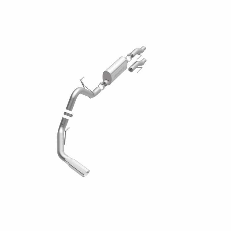 Ford F-150 Performance Exhaust - Magnaflow - Street Series Cat-Back, Single Rear Side Exit - Polished - `11-`14