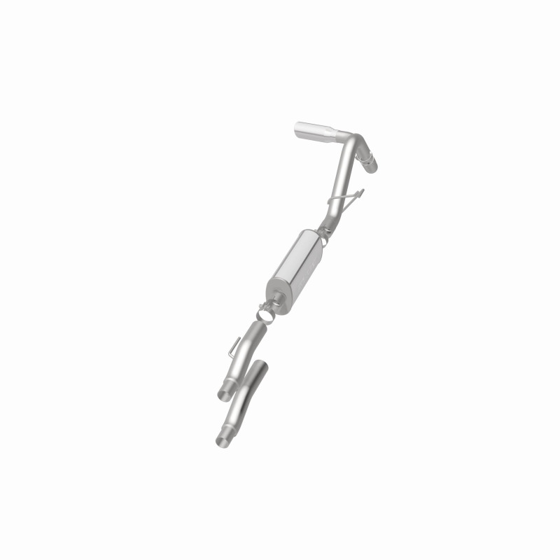 Ford F-150 Performance Exhaust - Magnaflow - Street Series Cat-Back, Single Rear Side Exit - Polished - `11-`14