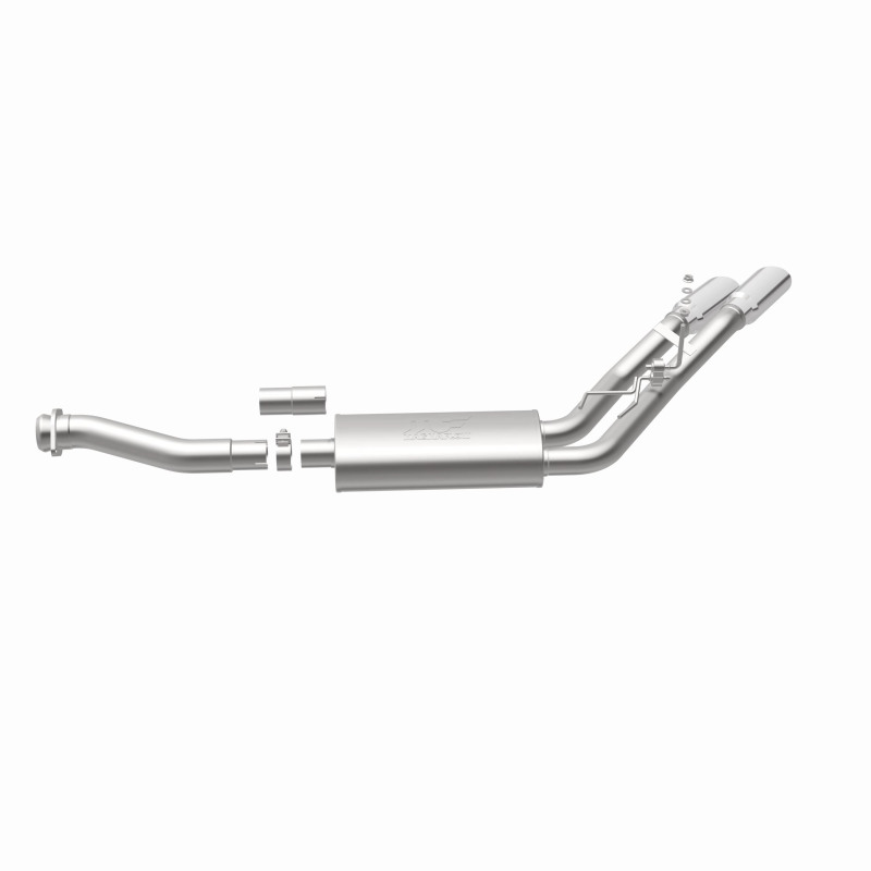 Ford F-150 Performance Exhaust - Rear - Magnaflow - Street Series Cat-Back, Dual Same Side Exit (Before Passenger Rear Tire), Stainless Steel, Polished Tips - Polished - `11-`14