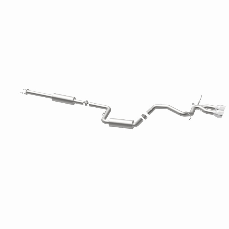Ford Focus Performance Exhaust - Rear - Magnaflow - Street Series Cat-Back, Dual Center Rear Exit, Stainless Steel, 2.5 in Piping, 4.5 in Polished Tips - Polished - `13-`18