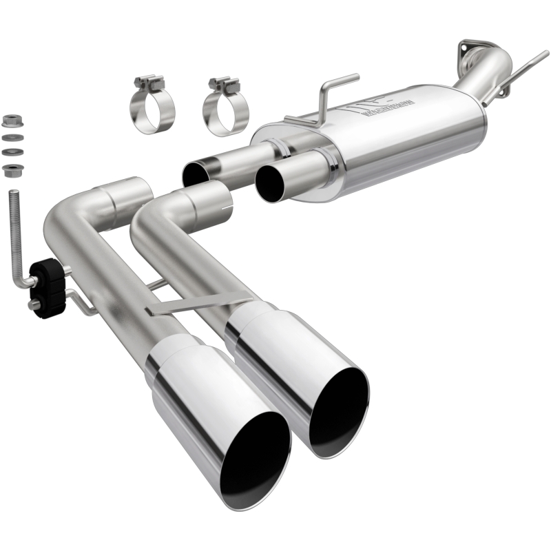 Dodge Ram 1500 Performance Exhaust - Dual Same Side Before Passenger Rear Tire - Magnaflow - Street Series Cat Back - `09-`13