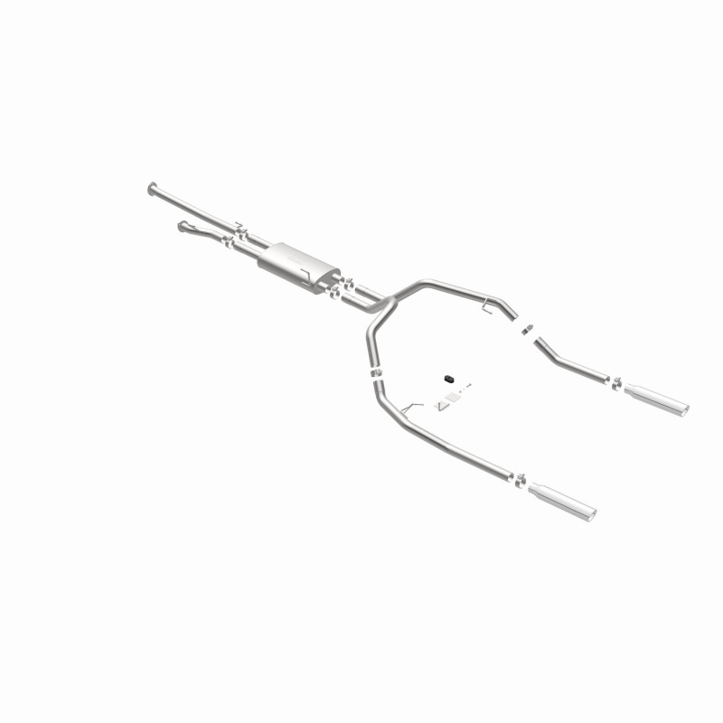 Toyota Tundra Performance Exhaust - Rear - Magnaflow - Street Series Cat Back, Dual Split Rear Exit - Polished - `14-`21