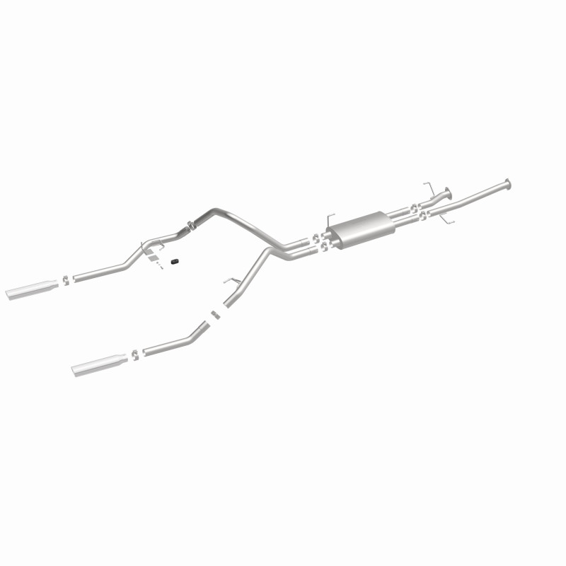 Toyota Tundra Performance Exhaust - Rear - Magnaflow - Street Series Cat Back, Dual Split Rear Exit - Polished - `14-`21