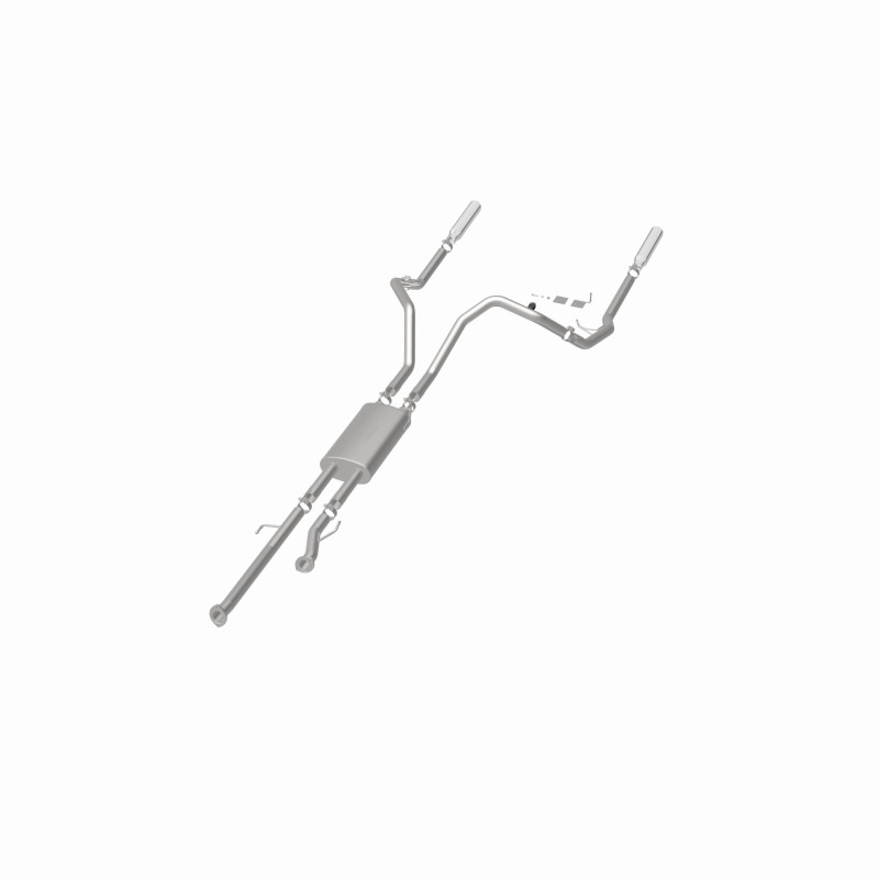 Toyota Tundra Performance Exhaust - Rear - Magnaflow - Street Series Cat Back, Dual Split Rear Exit - Polished - `14-`21