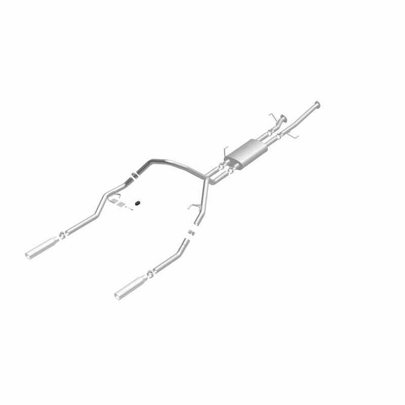 Toyota Tundra Performance Exhaust - Rear - Magnaflow - Street Series Cat Back, Dual Split Rear Exit - Polished - `14-`21