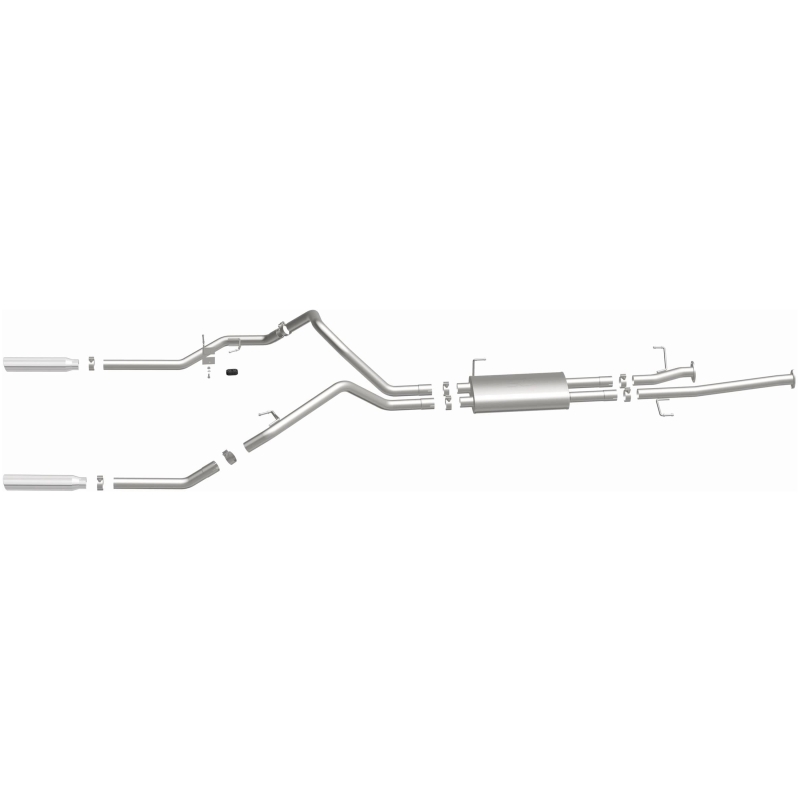 Toyota Tundra Performance Exhaust - Rear - Magnaflow - Street Series Cat Back, Dual Split Rear Exit - Polished - `14-`21