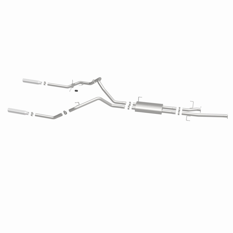 Toyota Tundra Performance Exhaust - Rear - Magnaflow - Street Series Cat Back, Dual Split Rear Exit - Polished - `14-`21