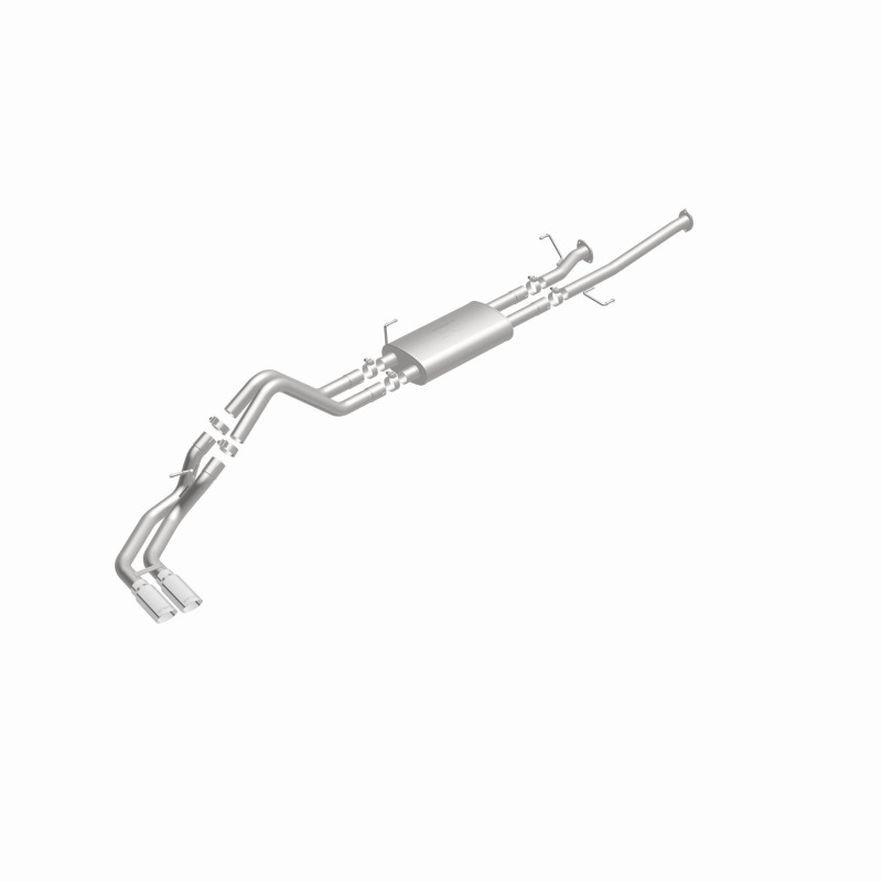 Toyota Tundra Performance Exhaust - Dual Same Side Behind Passenger Rear Tire - Magnaflow - Street Series Cat-Back, 15306 - Polished - `14-`21