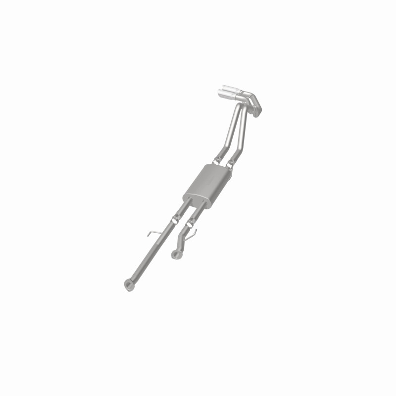 Toyota Tundra Performance Exhaust - Dual Same Side Behind Passenger Rear Tire - Magnaflow - Street Series Cat-Back, 15306 - Polished - `14-`21