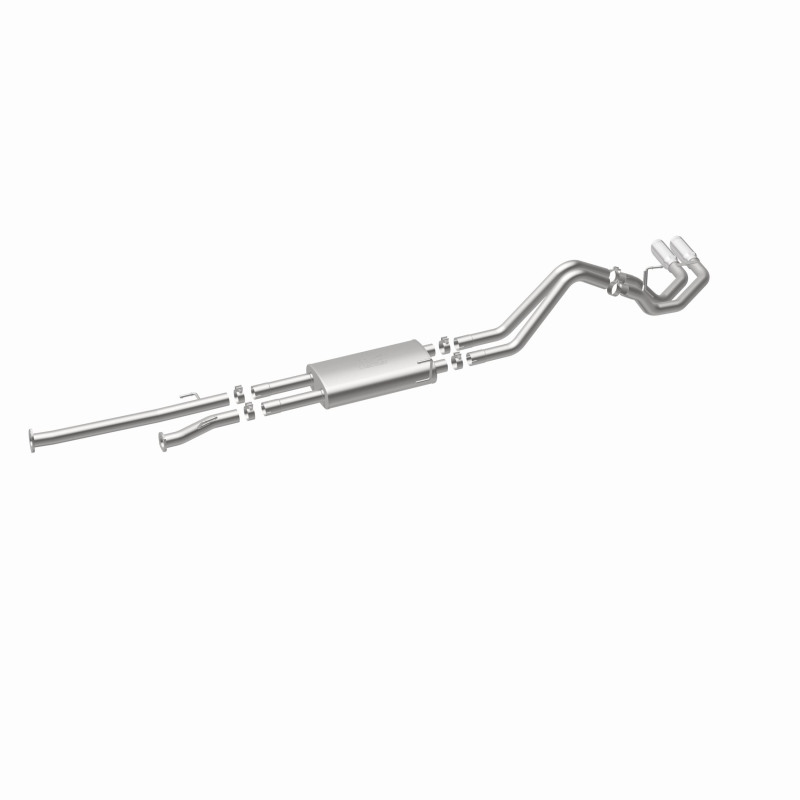 Toyota Tundra Performance Exhaust - Dual Same Side Behind Passenger Rear Tire - Magnaflow - Street Series Cat-Back, 15306 - Polished - `14-`21