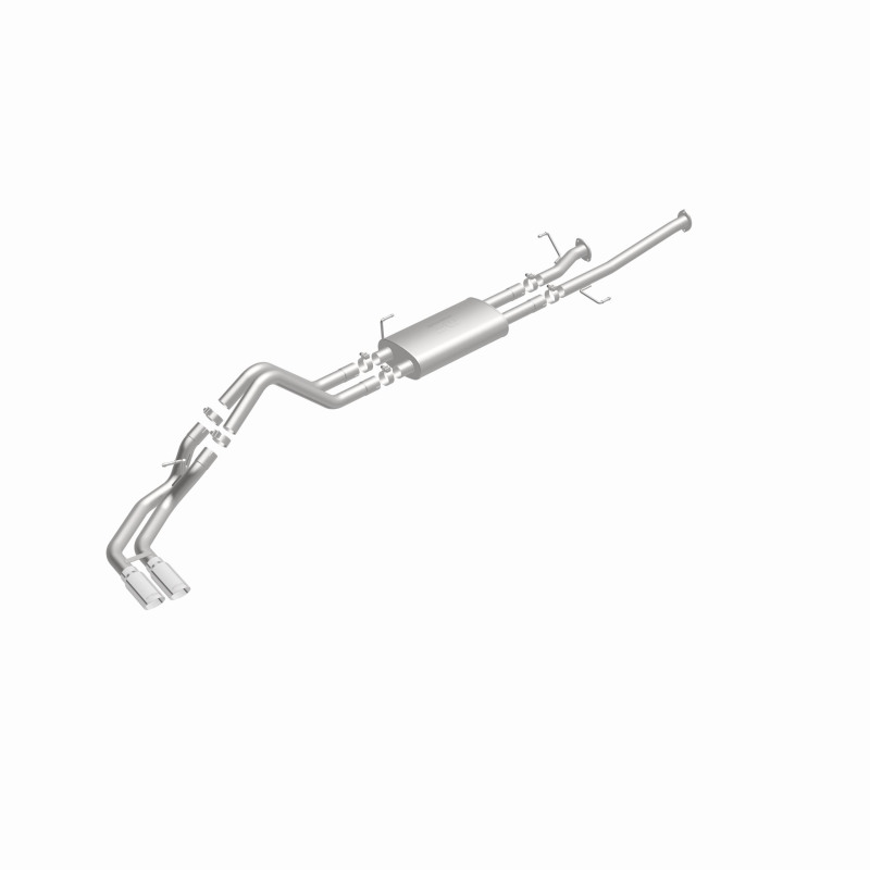 Toyota Tundra Performance Exhaust - Dual Same Side Behind Passenger Rear Tire - Magnaflow - Street Series Cat-Back, 15306 - Polished - `14-`21