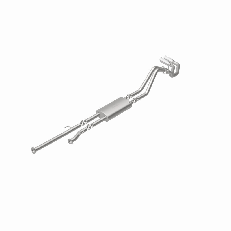Toyota Tundra Performance Exhaust - Dual Same Side Behind Passenger Rear Tire - Magnaflow - Street Series Cat-Back, 15306 - Polished - `14-`21