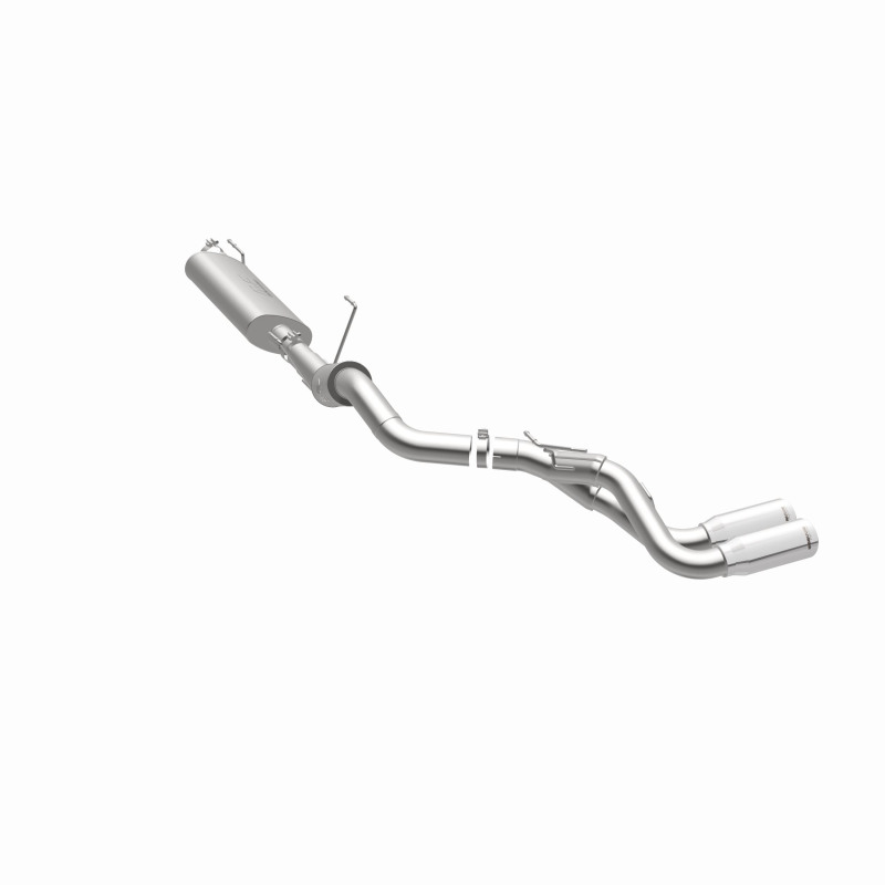 Ram 2500 Performance Exhaust - Dual Same Side Behind Passenger Rear Tire - Magnaflow - Cat Back Street Series - Polished - `14-`25