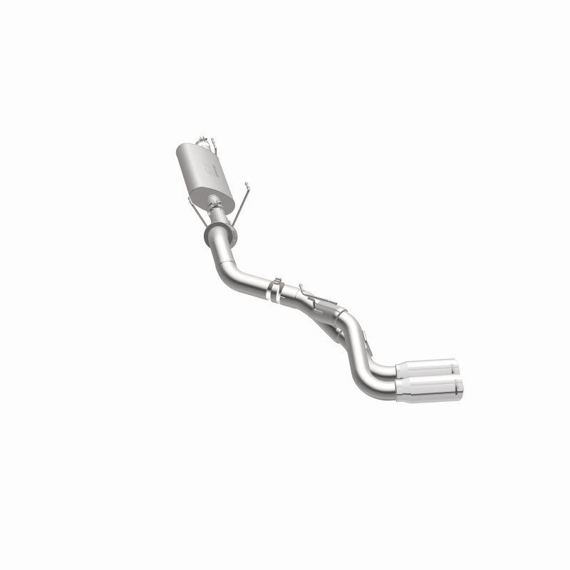 Ram 2500 Performance Exhaust - Dual Same Side Behind Passenger Rear Tire - Magnaflow - Cat Back Street Series - Polished - `14-`25