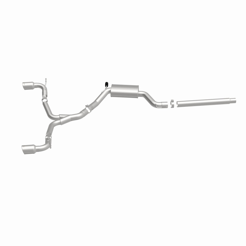 Volkswagen GTI Performance Exhaust - Magnaflow - Cat Back, Dual Split Rear Exit - Polished - `15-`17