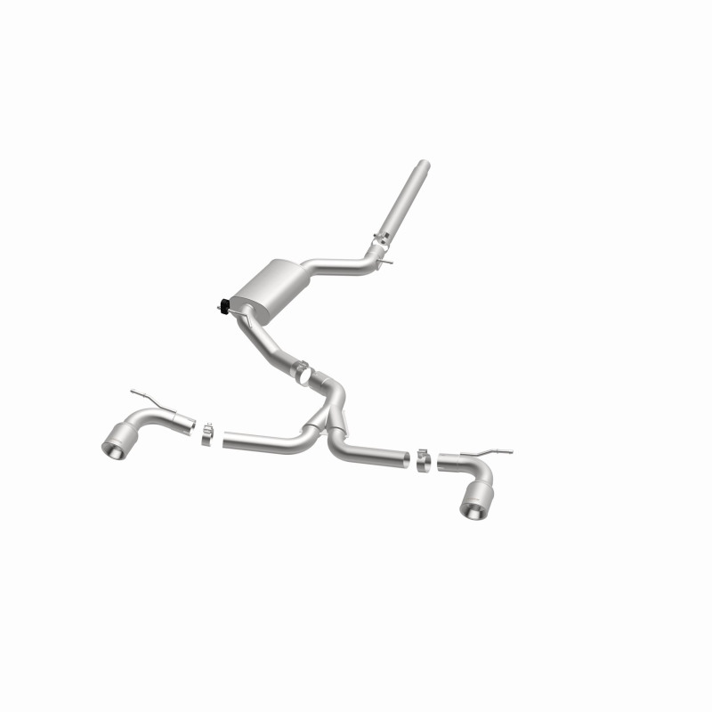 Volkswagen GTI Performance Exhaust - Magnaflow - Cat Back, Dual Split Rear Exit - Polished - `15-`17