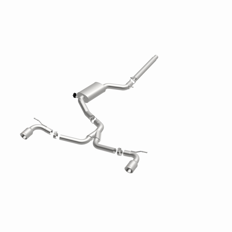Volkswagen GTI Performance Exhaust - Magnaflow - Cat Back, Dual Split Rear Exit - Polished - `15-`17