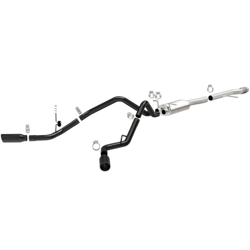 Chevrolet Silverado Performance Exhaust - Rear - Magnaflow - Cat Back - Black - `14-`15