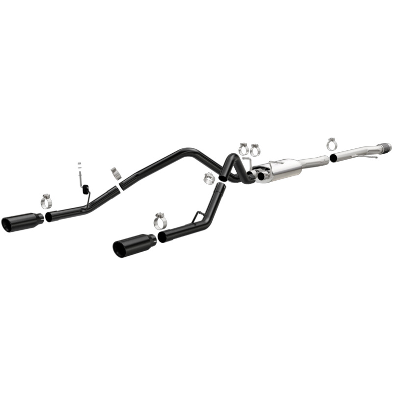 GMC Sierra Performance Exhaust - Magnaflow - Cat Back, Street Series - Black - `14-`15