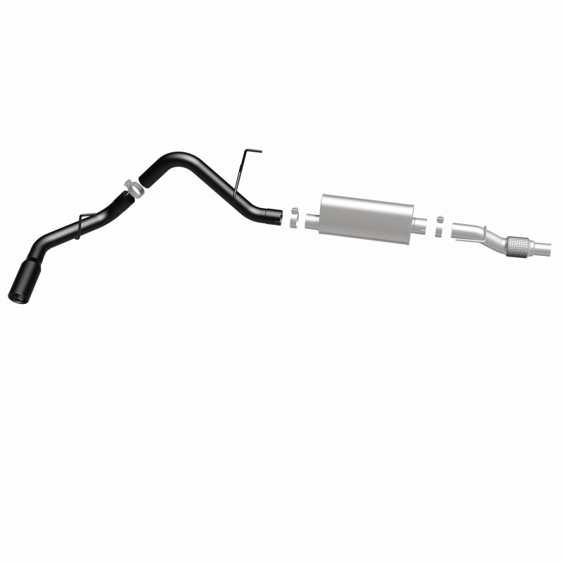 Ford F-150 Performance Exhaust - Single Side Exit Rear - Magnaflow - Cat Back - Black - `11-`14