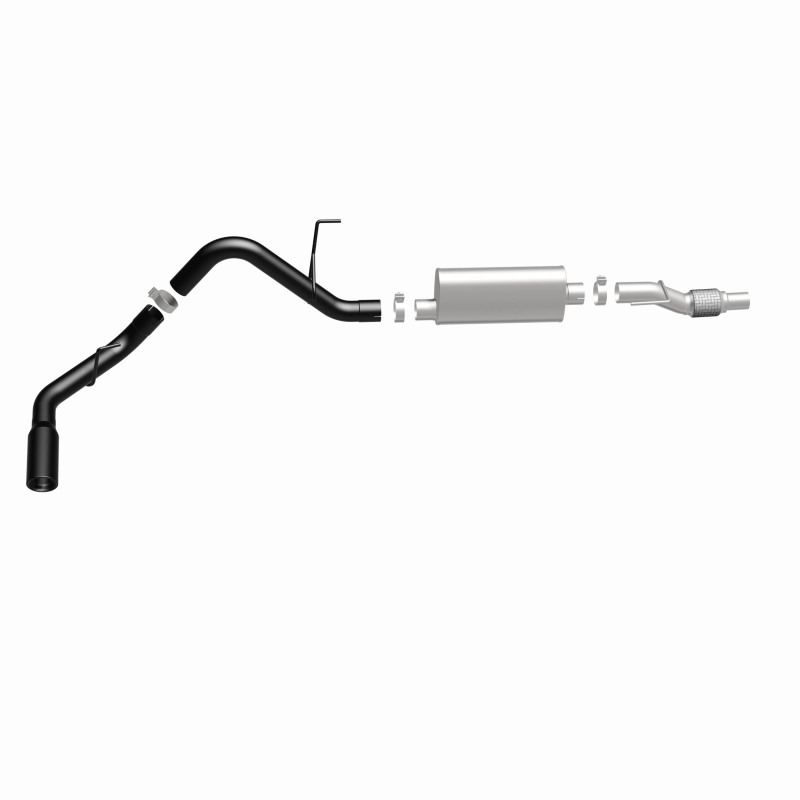 Ford F-150 Performance Exhaust - Single Side Exit Rear - Magnaflow - Cat Back - Black - `11-`14