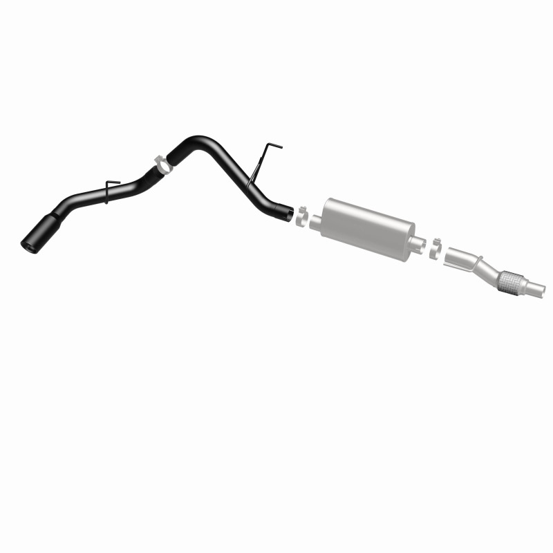 Ford F-150 Performance Exhaust - Single Side Exit Rear - Magnaflow - Cat Back - Black - `11-`14