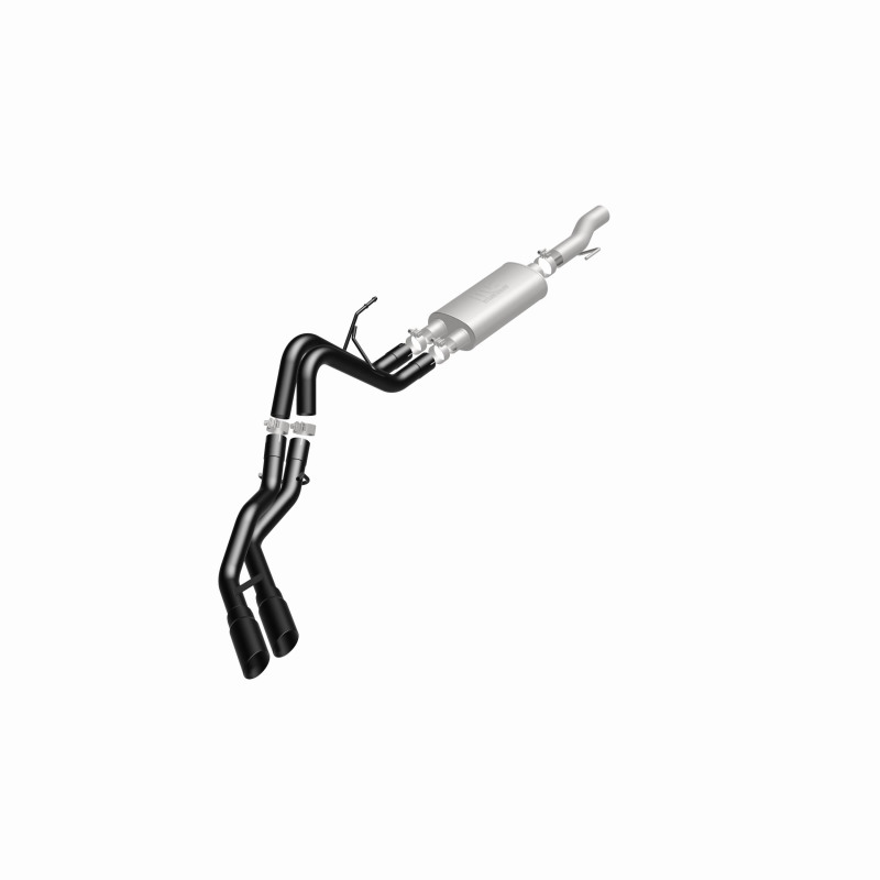 Ford F-150 Performance Exhaust - Magnaflow - Cat Back, Dual Same Side Exit, Street Series - Black - `10-`14