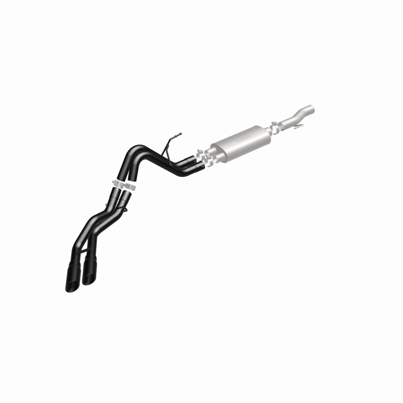 Ford F-150 Performance Exhaust - Magnaflow - Cat Back, Dual Same Side Exit, Street Series - Black - `10-`14