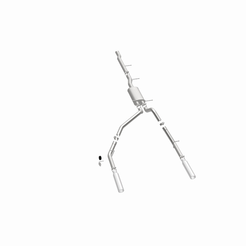 Chevrolet Silverado Performance Exhaust - Rear - Magnaflow - Street Series Cat Back - Polished - `10-`27