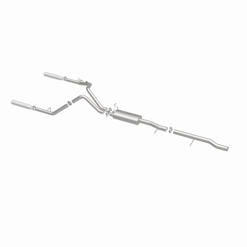 Chevrolet Silverado Performance Exhaust - Rear - Magnaflow - Street Series Cat Back - Polished - `10-`27