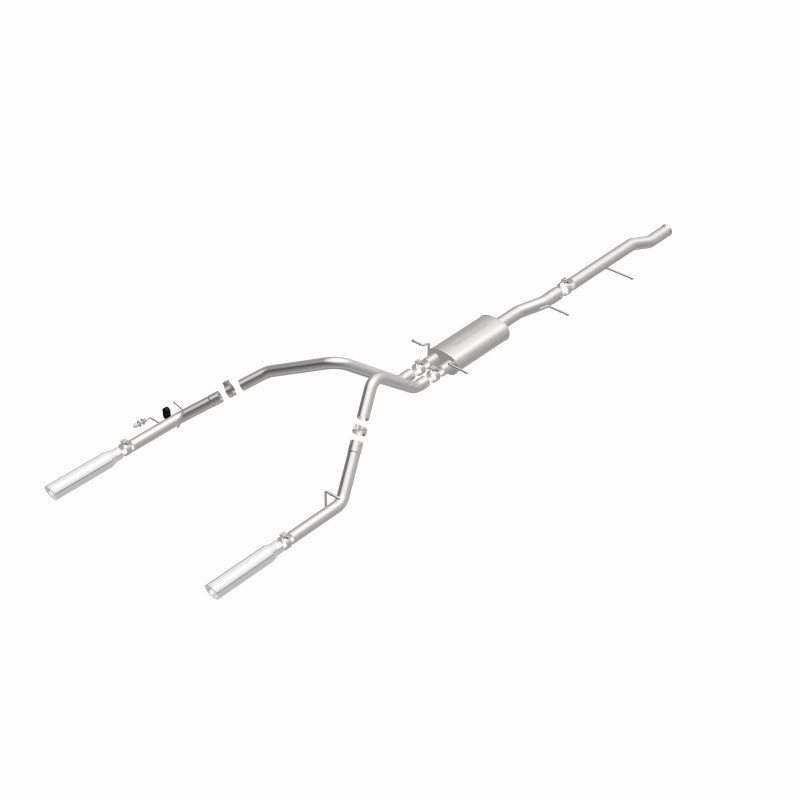 Chevrolet Silverado Performance Exhaust - Rear - Magnaflow - Street Series Cat Back - Polished - `10-`27