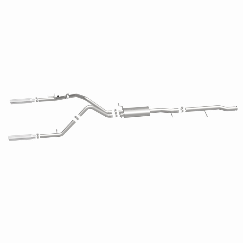 Chevrolet Silverado Performance Exhaust - Rear - Magnaflow - Street Series Cat Back - Polished - `10-`27
