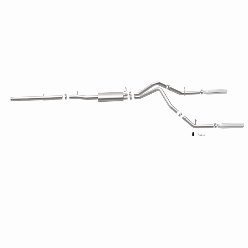 Chevrolet Silverado Performance Exhaust - Rear - Magnaflow - Street Series Cat Back - Polished - `10-`27