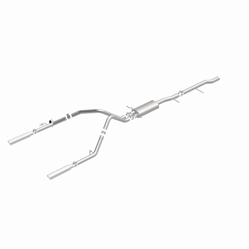 Chevrolet Silverado Performance Exhaust - Rear - Magnaflow - Street Series Cat Back - Polished - `10-`27