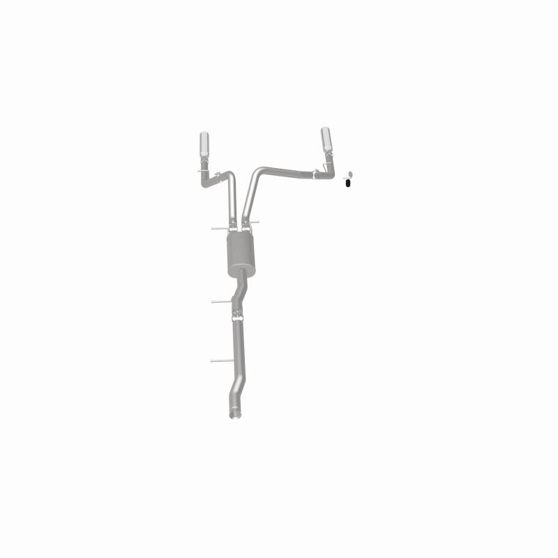 Chevrolet Silverado Performance Exhaust - Rear - Magnaflow - Street Series Cat Back - Polished - `10-`27