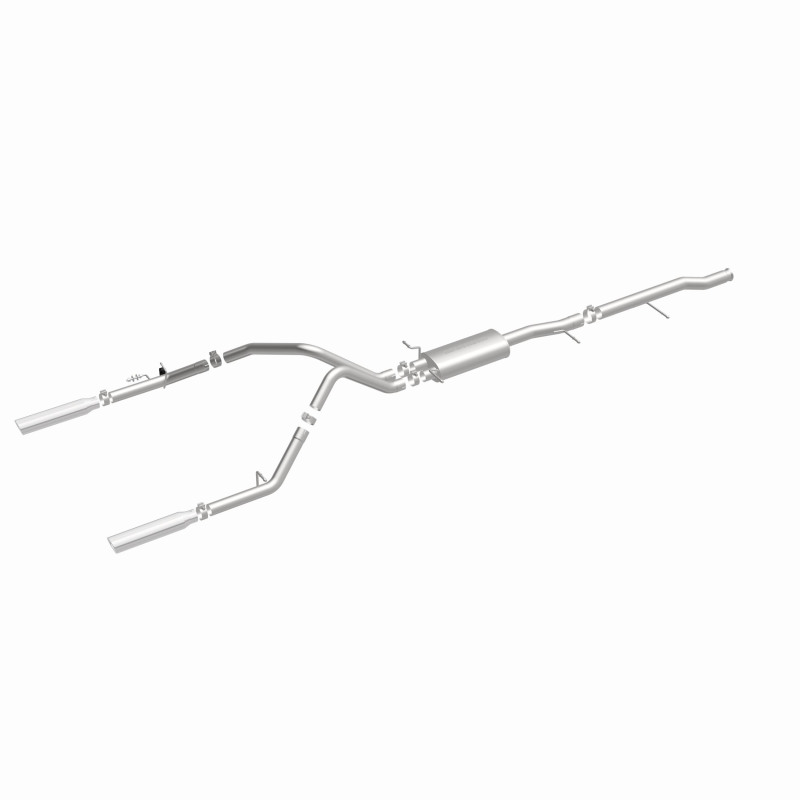 Chevrolet Silverado Performance Exhaust - Rear - Magnaflow - Street Series Cat Back - Polished - `10-`27