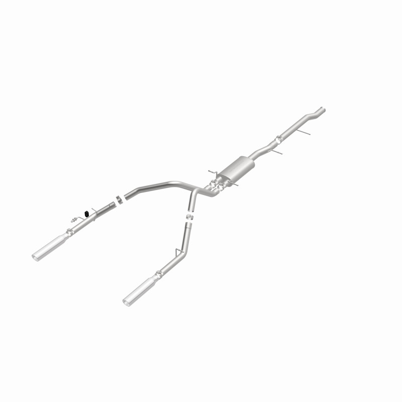 Chevrolet Silverado Performance Exhaust - Rear - Magnaflow - Street Series Cat Back - Polished - `10-`27